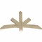 Ekena Millwork Alberta Rough Sawn Timber Gable Bracket, Douglas Fir, 48"W x 30"H x 2"D x 4"F, 15/12 Pitch GBW048X30X0204ALB00RDF - alternate 2